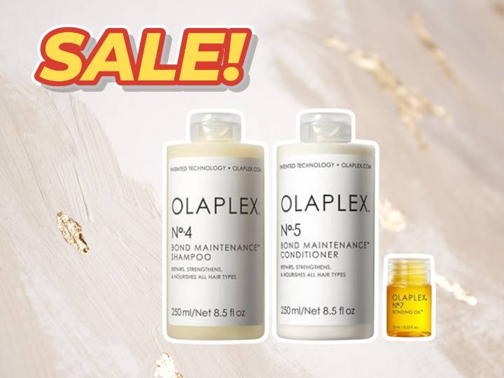 This Olaplex hair bundle is on sale for $45, instead of $64