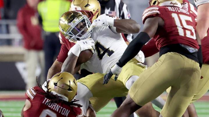 No. 10 Notre Dame hoping to keep playoff dreams alive by avoiding nightmare against Navy
