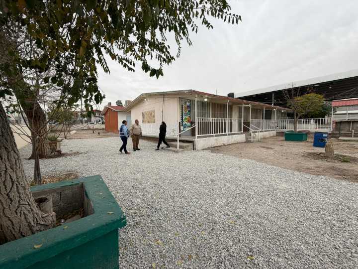 Repara Estado hundimiento en la Primaria Libertad de Ciudad Juárez