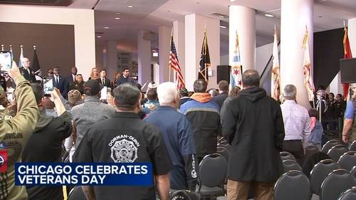 Chicago Veterans Day 2025: Ceremonies, parades held at Solider Field, in Little Village, the Loop, Naperville and Aurora, Illinois