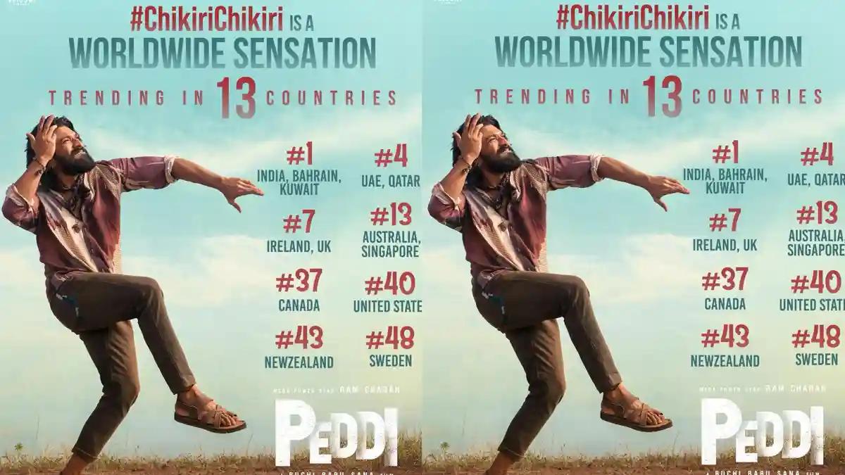 Chikiri Chikiri from Peddi is a worldwide sensation