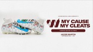 Jacob Martin supports the Humane Rescue Alliance for 'My Cause, My Cleats'