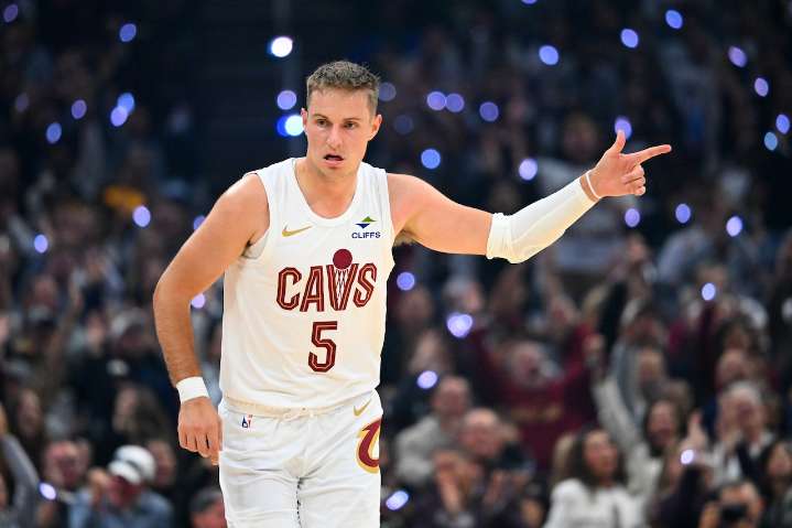 How Sam Merrill became essential to the Cavs — and why it started 35,000 feet in the air