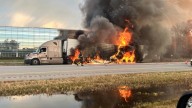Traffic troubles on I-90: 3 injured in crash involving commercial trucks in Lake County; semi fire in Avon