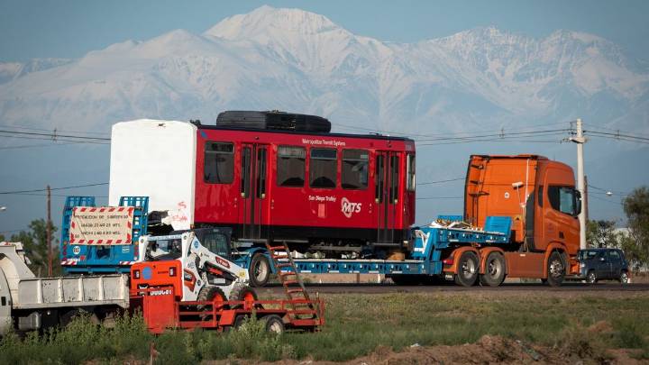 Mendoza ya recibió 27 de las 39 unidades del Metrotranvía del acuerdo con una empresa de EE.UU.