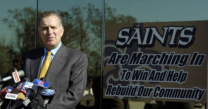 Paul Tagliabue, the NFL commissioner who fought for Saints to stay in New Orleans, has died