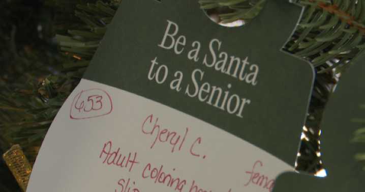 'Be a Santa to a Senior' looking for volunteers to fulfill holiday wishes
