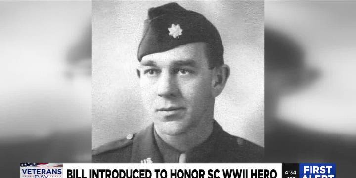 Bill introduced to honor SC WWII hero