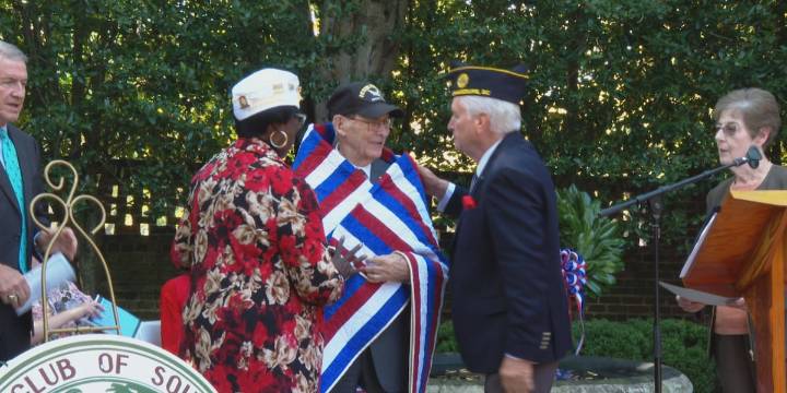 100-year-old World War II veteran honored days before Veterans Day