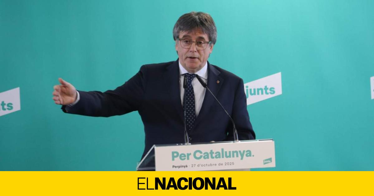 Puigdemont responde a Sánchez y denuncia la maquinaria de propaganda socialista contra Junts: "Somos la diana"