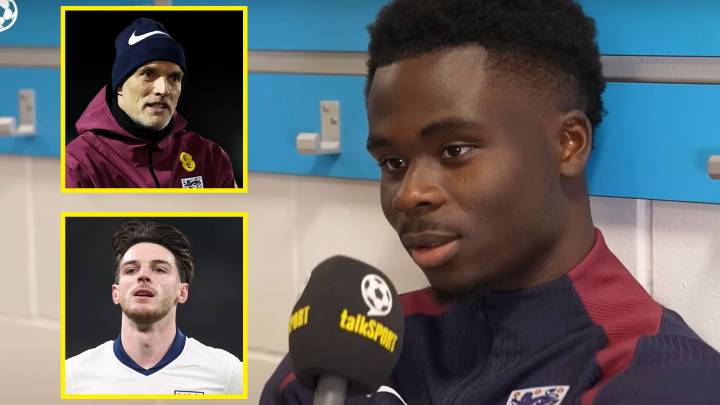 Bukayo Saka hails 'great leader' Declan Rice and responds to Thomas Tuchel's demands and panicking Arsenal fans