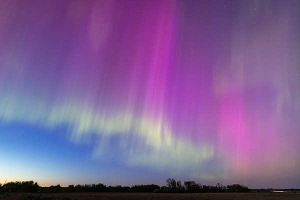 Potential northern lights Tuesday evening