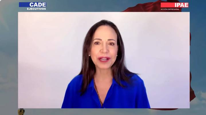 María Corina Machado en CADE 2025: “Contamos con ustedes, con el Perú, hasta el final”