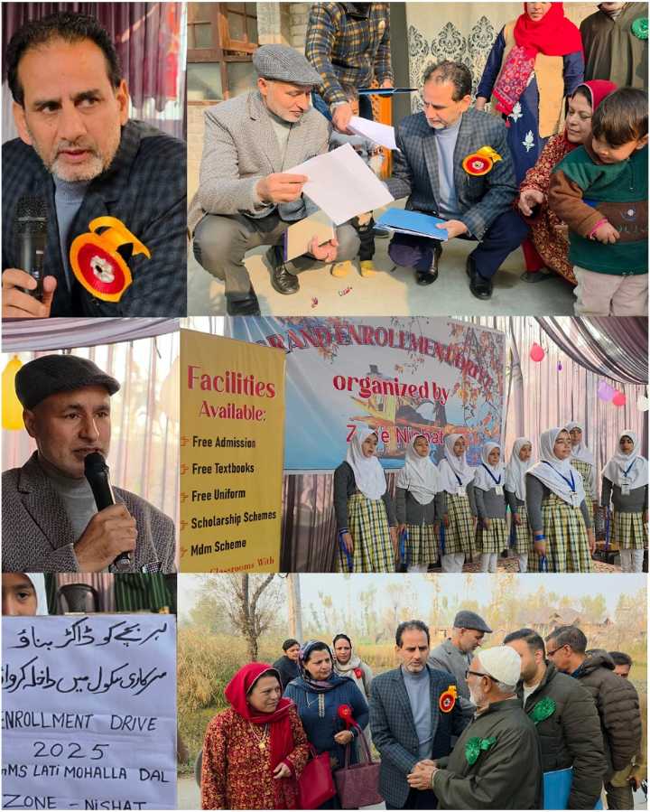 DSEK launches Divisional-Level Enrolment drive 2025 from Dal Lake