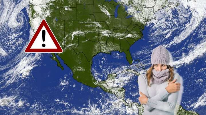 CLIMA Alerta SMN por 3 días de lluvia y trombas; Frente Frío 14 entrará por Baja California