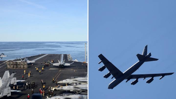 Bombarderos, portaviones, submarinos y destructores en el Caribe: esto es una "guerra compuesta", explica excomandante naval