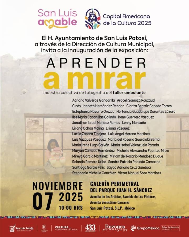 “Aprender a mirar”, muestra fotográfica de alumnos del Taller Ambulante