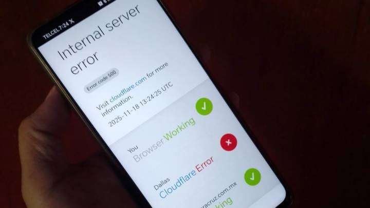 Caída global de Cloudflare provoca fallas en múltiples plataformas y afecta el acceso a diversos sitios web