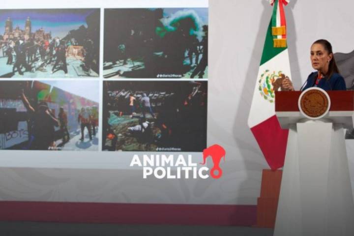“Su objetivo era la policía”: Sheinbaum pide investigar a "grupo violento" en marcha de Generación Z