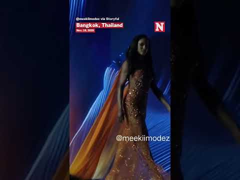 Miss Jamaica Falls Off Stage During Miss Universe Pageant