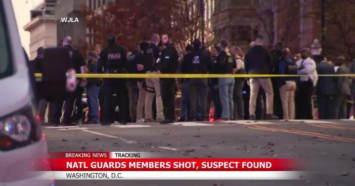 Two National Guard members shot just blocks from the White House