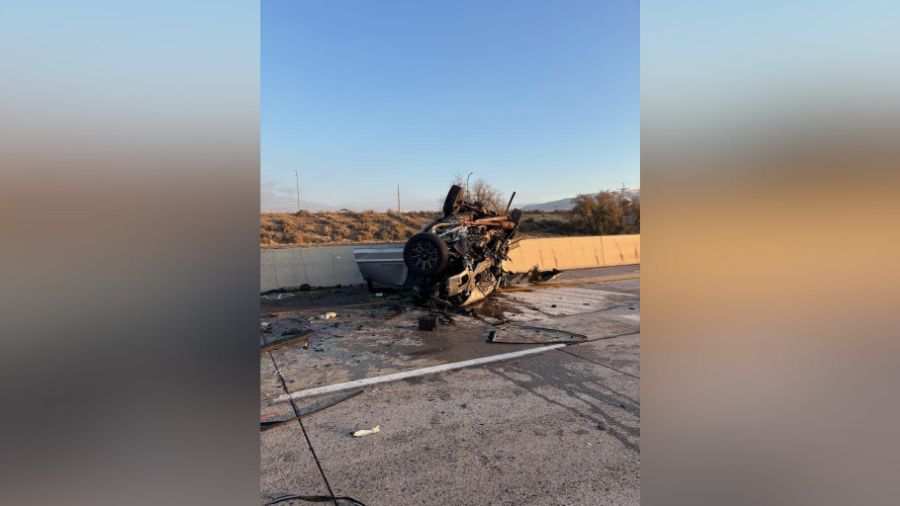 Wrong-way driver causes multi-vehicle crash on I