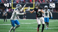 Falcons have no update after Michael Penix, Drake London leave with knee injuries