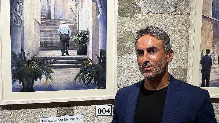 El pintor isleño Juan Anelo, premiado en la ‘52nd Gibraltar Internacional Art Exhibition 25’