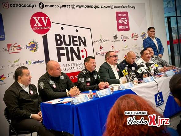 Listo el operativo de seguridad para el Buen Fin 2025 en Ciudad Juárez