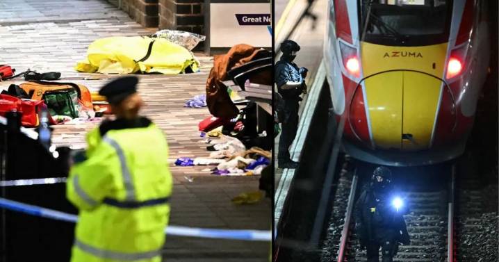 Policía británica descarta ataque terrorista tras apuñalamiento masivo en tren con destino a Londres; sospechoso gritaba repetidamente “¡mátenme!” mientras lo arrestaban