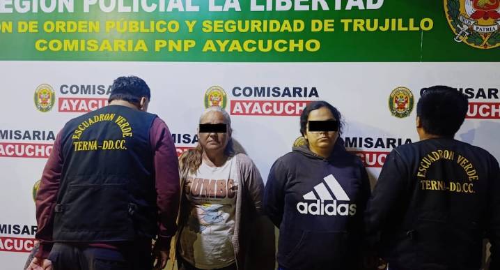 Trujillo: Capturan a madre e hija buscadas por asesinato