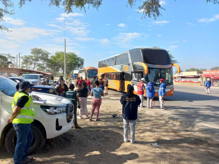 Piura: Operativos en vías nacionales detectan migrantes y mercancía ilegal