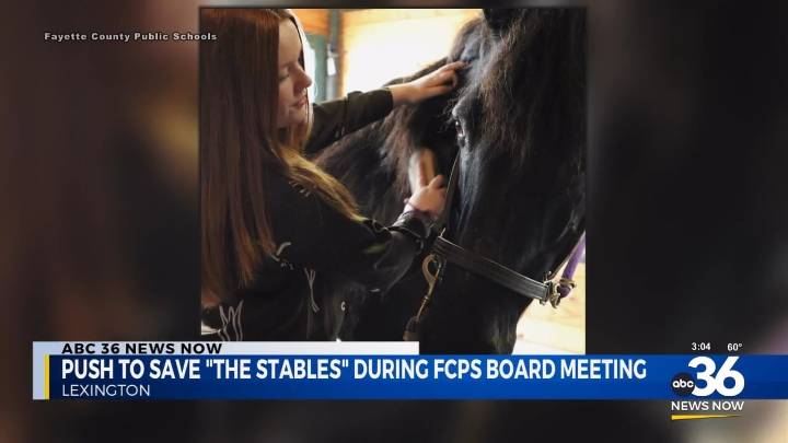 Fayette County School Board delays action after debate over stables program