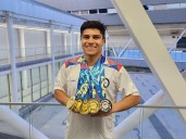 Paranadador chileno hace historia al lograr cinco medallas de oro