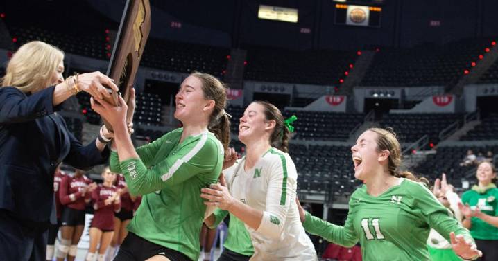 Newman’s defensive surge fuels sweep of No. 1 Dunham for 19th volleyball state title
