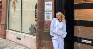 Love Island star visits Glasgow's new walk