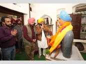 Punjab CM Mann announces complete facelift of native village of Shaheed Kartar Singh Sarabha Photo Sopurce: Babushahi Bureau [ FULL VIEW ]