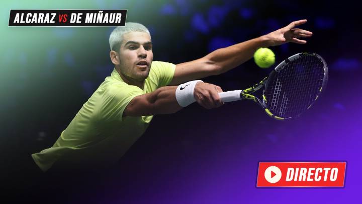 Carlos Alcaraz - De Miñaur, en directo: sigue el partido online de las ATP Finals en vivo hoy