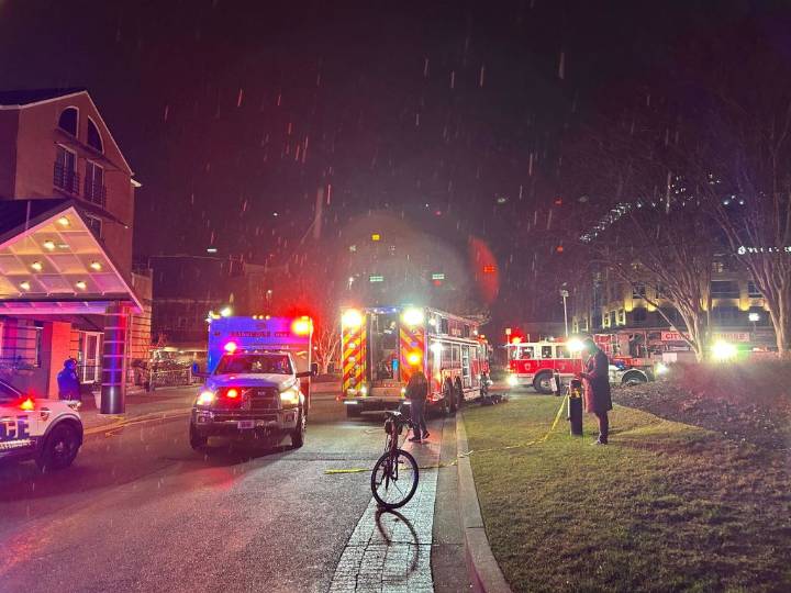 Woman whose car plunged into Inner Harbor dies days later