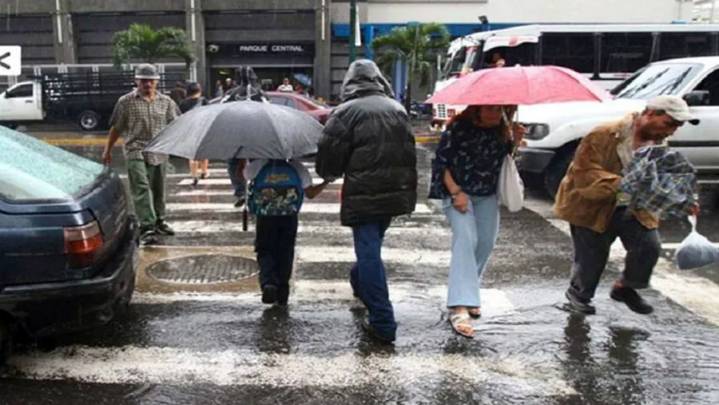 Inameh pronostica lluvias este miércoles