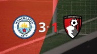 Premier League: Manchester City gana 3-1 a Bournemouth con doblete de Erling Haaland
