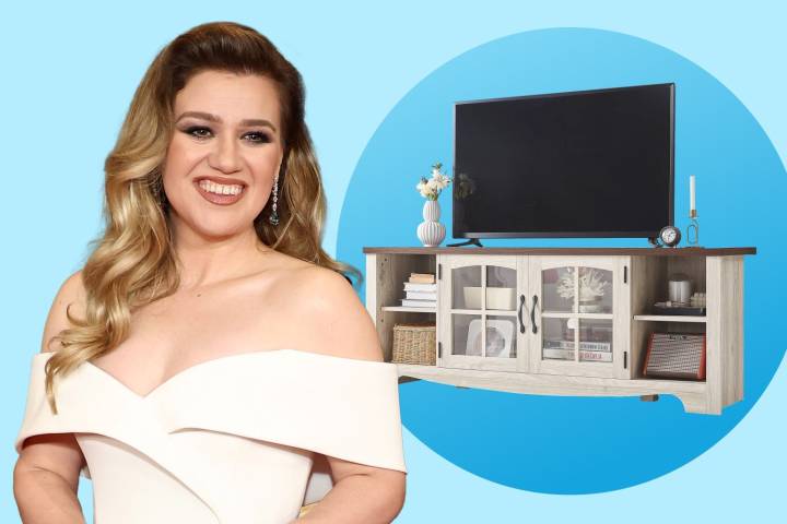 Kelly Clarkson’s TV Stand Is on Sale for $163 at Wayfair