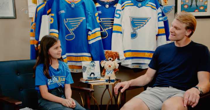 St. Louis Blues Junior Reporter gets the inside scoop on Louie’s birthday bash!