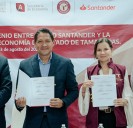 Convenio Economía – Santander México otorga créditos por 92 mdp a MiPyMEs tamaulipecas