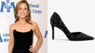 Jennifer Garner Blooms in Larroudé Floral Heels at Awards Show Night