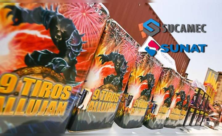 Sunat y Sucamec incautan más de 94 toneladas de pirotécnicos no autorizados en Pasamayo rumbo a Lima