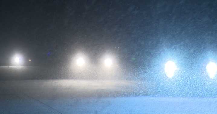 Monday's snow catches some drivers off guard