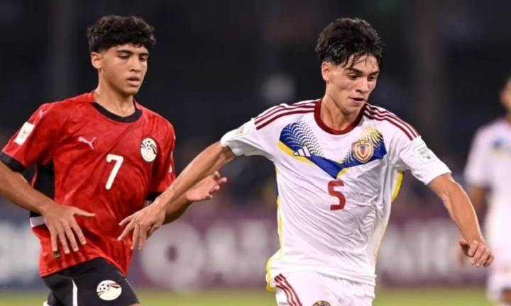 La Vinotinto Sub-17 empata a 1 con Egipto