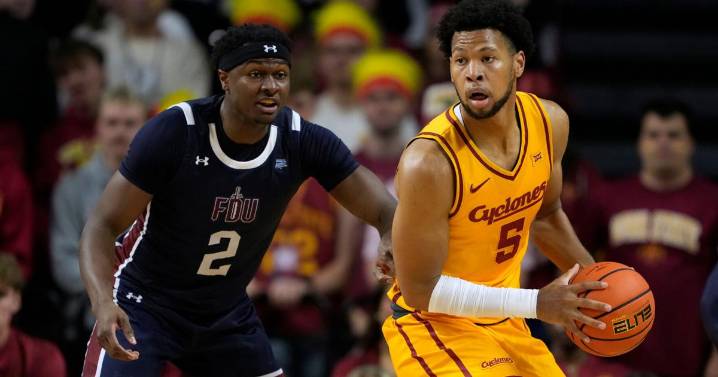 Momcilovic's career-high 29 points lift No. 16 Cyclones past Fairleigh Dickinson 88