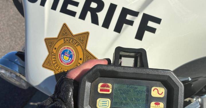 Colorado deputy captures motorcycle speeding 116 mph in 45 mph zone